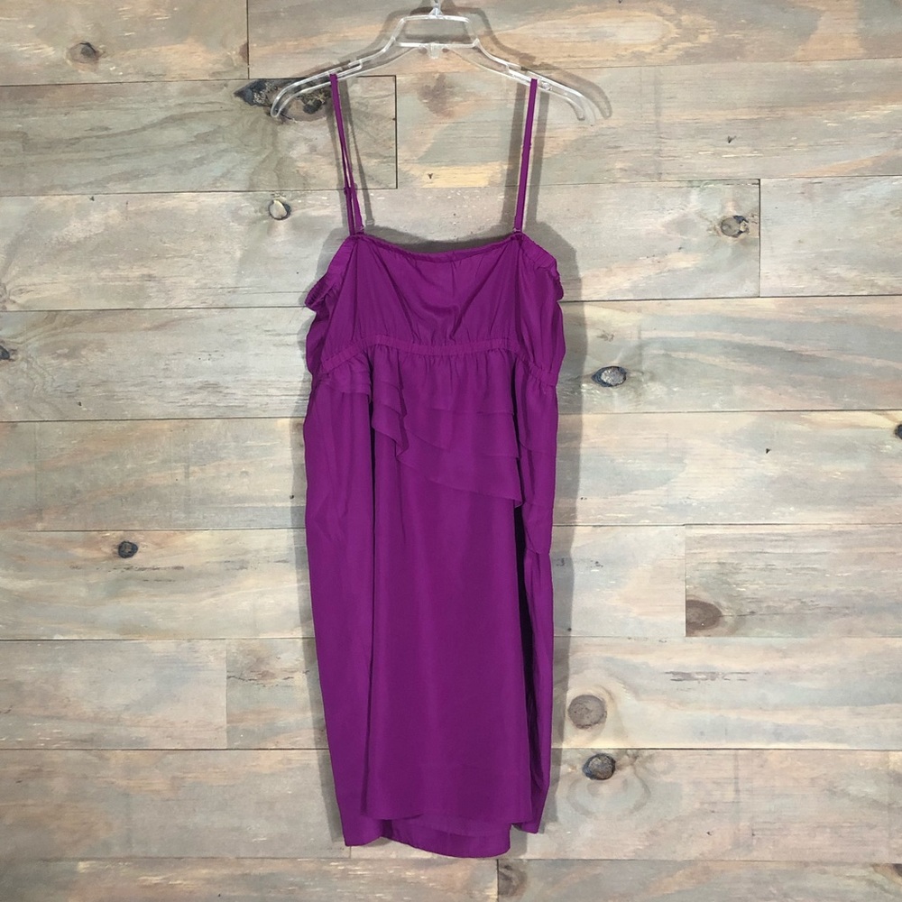 Purple Ruffle Dress by mark. - Picture 4 of 4